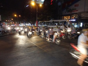 Saigon v noci
